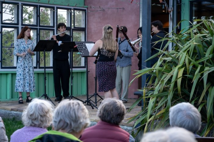I festivalen deltog en gruppe af unge, lovende musikstuderende. (Foto: HC Nielsen)