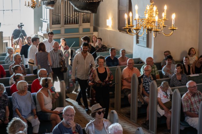 Der var flere koncerter i Fejø Kirke, den ene blev transmitteret i P2. (Foto: HC)